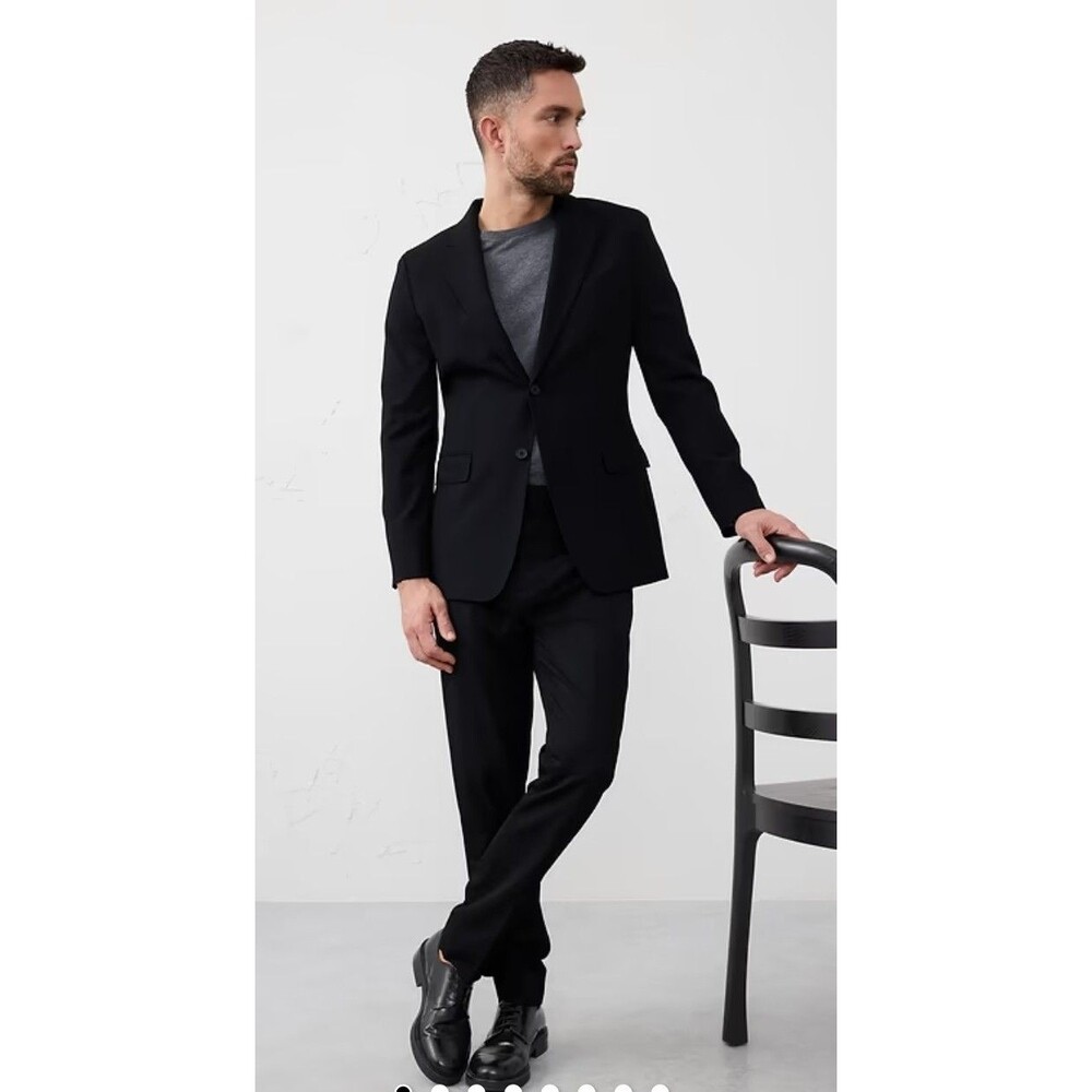 Banana Republic Factory Plain Weave Suit Jacket 40R